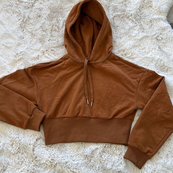 Halara Crop Fleece Sweatshirt Size M - Picture 10 of 11